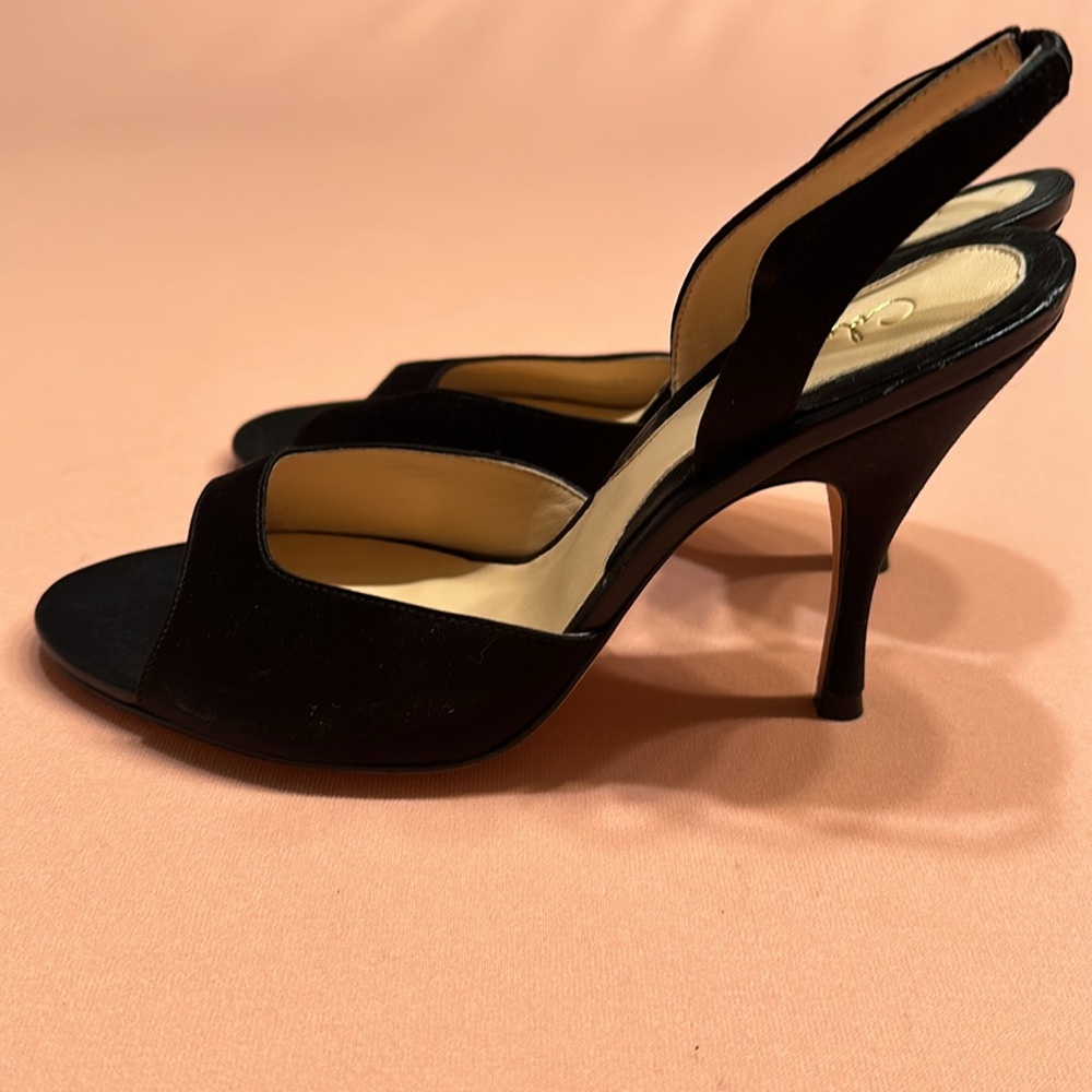 New Cole Haan black satin shoes. Size 8. - Picture 5 of 7